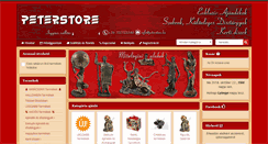 Desktop Screenshot of peterstore.hu