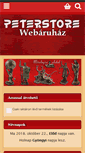 Mobile Screenshot of peterstore.hu